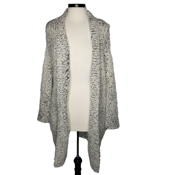 Anthropologie Verte Sweater Open Front Cardigan Sweater Eyelash Knit Cream - Picture 1 of 5